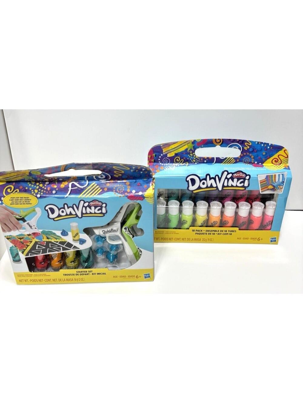 DohVinci Starter Art Set with Drawing Tool & 18-Pack Color Drawing Compound NEW